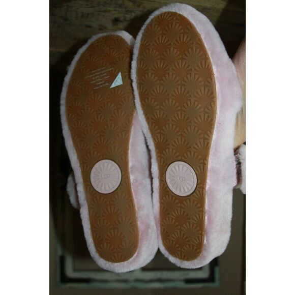 UGG Women's 12b Fuzz Yeah Pink Crystal slippers  - New - Picture 4 of 4